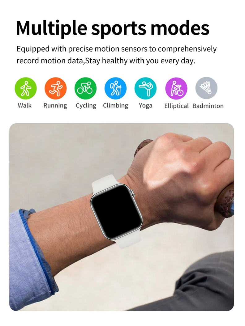 
Reloj Inteligente Unisex Pulsera Deportiva Bluetooth Rondon-6