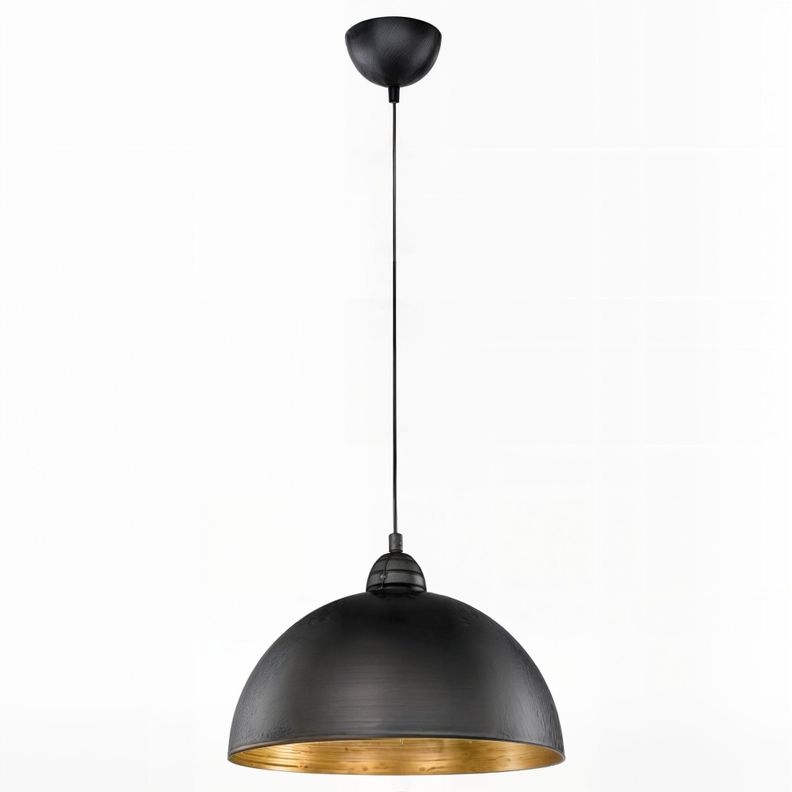 LÁMPARA COLGANTE Pantalla Metal Estilo Retro Industrial-0