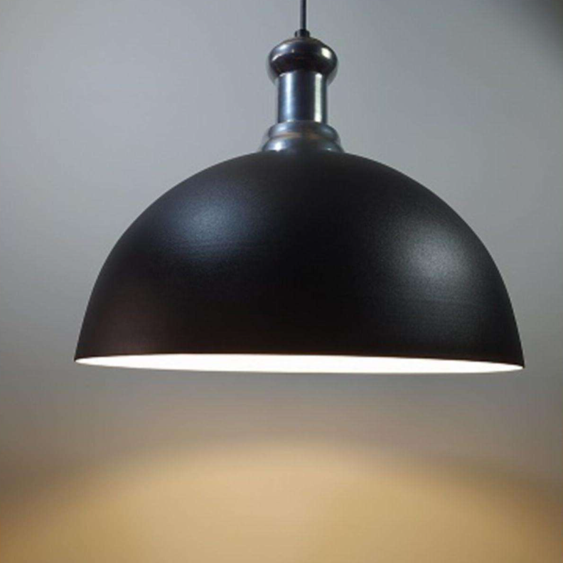 LÁMPARA COLGANTE Pantalla Metal Estilo Retro Industrial-2