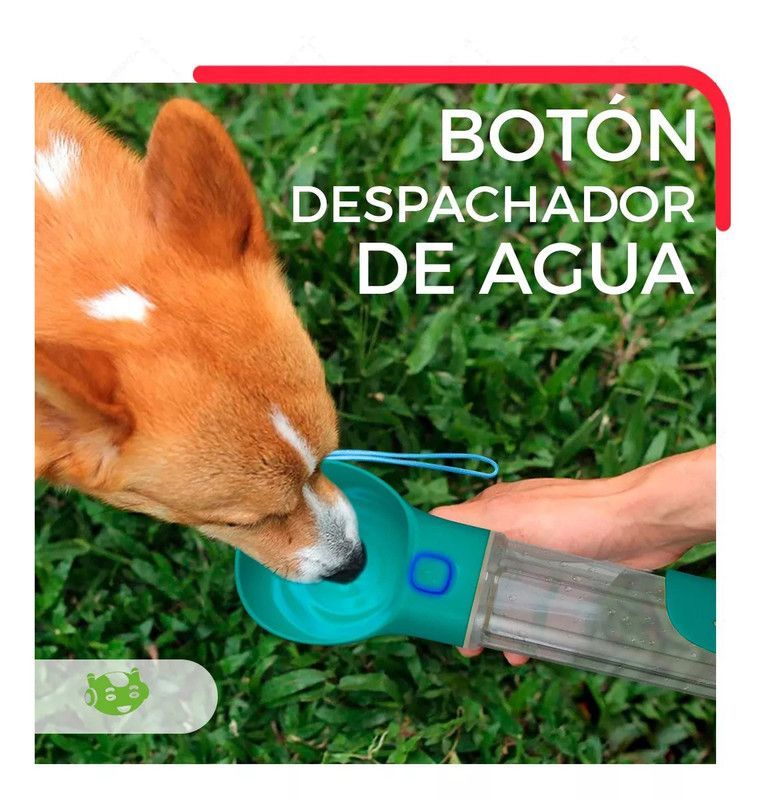 Bebedero Portatil Dispensador Mascotas Perro Gato Lau-0