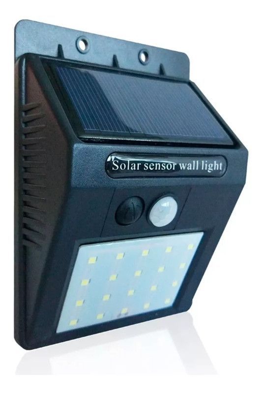 Set 2 Luces LED Pared Sensor Movimiento Solar de 20 Lau-8