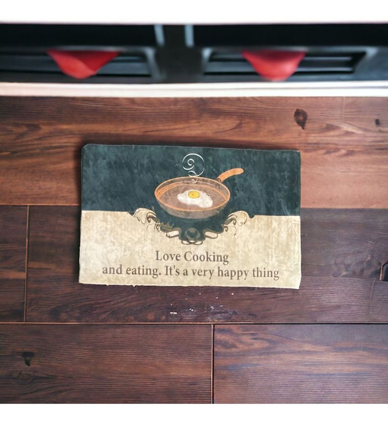 Alfombra Decorativa Cocina 2 Piezas Antideslizante Piso Jhn-4