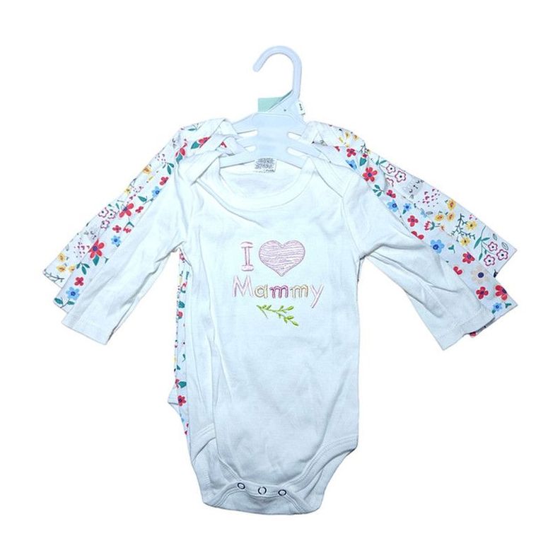 Bodys Estampados Manga Larga Algodón Bebes Suave Rondon-2
