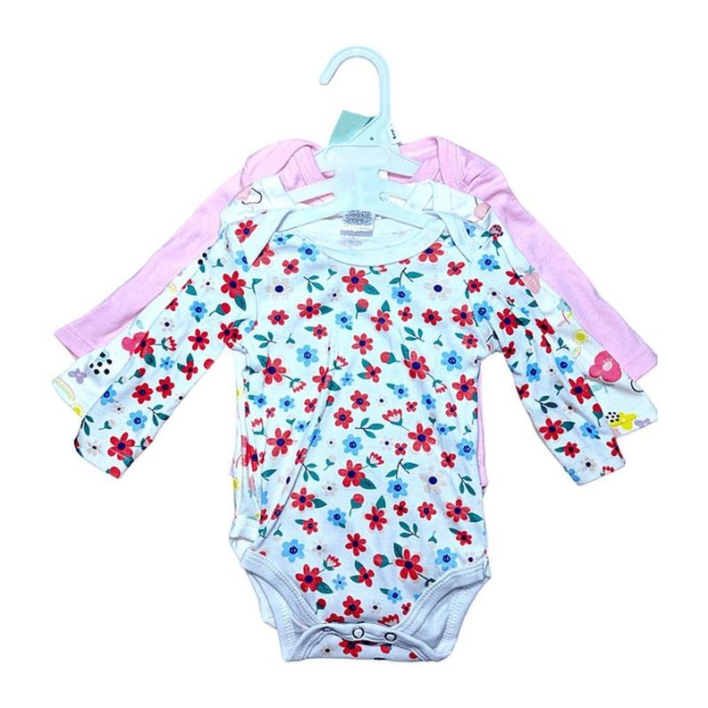 Bodys Estampados Manga Larga Algodón Bebes Suave Rondon-4