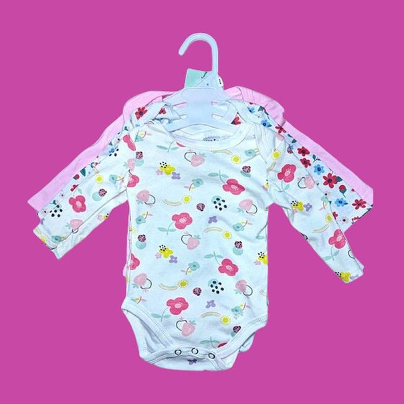 Bodys Estampados Manga Larga Algodón Bebes Suave Rondon-6