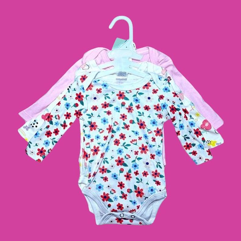 Bodys Estampados Manga Larga Algodón Bebes Suave Rondon-8