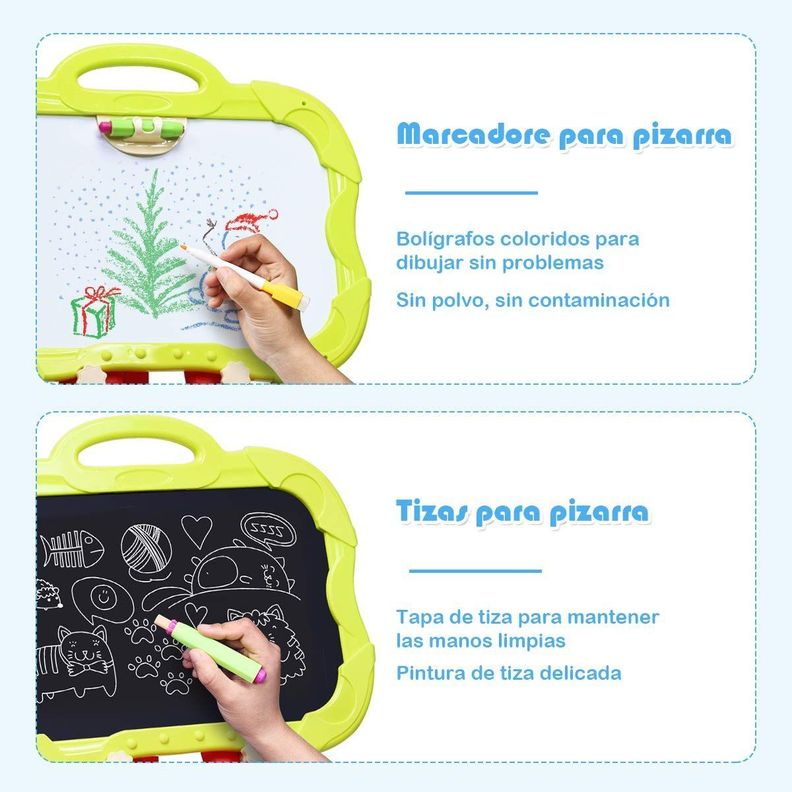 Pizarra Infantil Tablero Magnético Juego Dibujo Niño Rondon-4