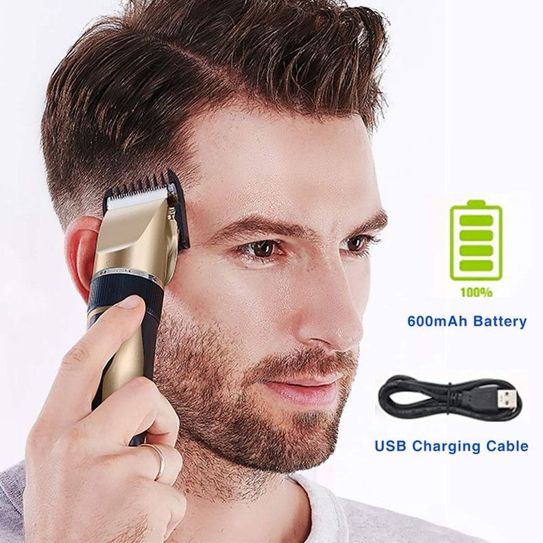 Cortadora Pelo Inalámbrico Eléctrico Barba Recargable Rondon-4