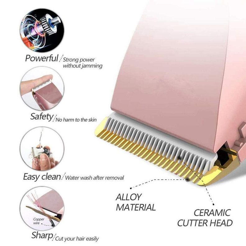 Cortadora Pelo Inalámbrico Eléctrico Barba Recargable Rondon-5