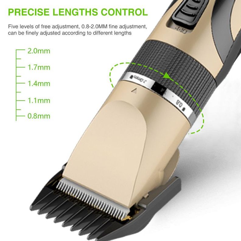 Cortadora Pelo Inalámbrico Eléctrico Barba Recargable Rondon-9