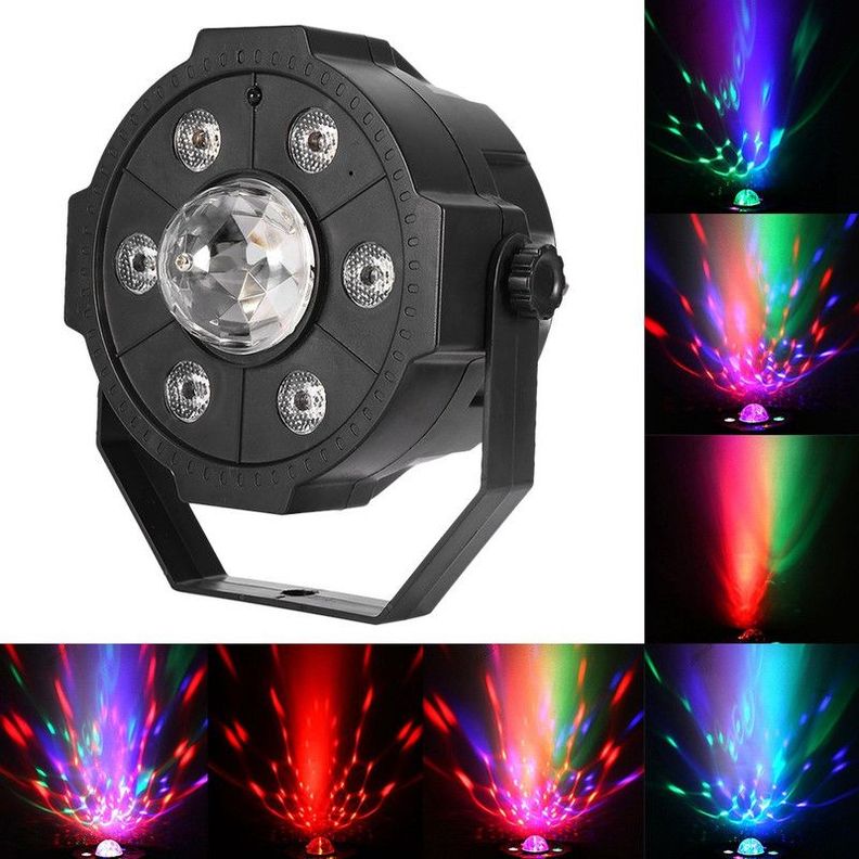 Luz Led Reflector RGBW Par LED Luz Disco Fiesta Rondon-1