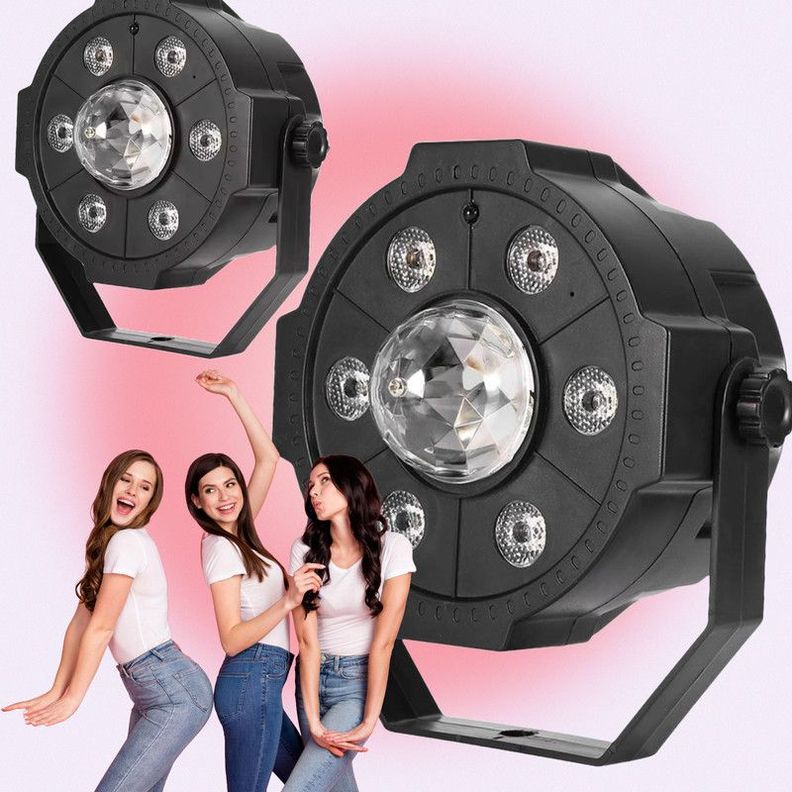 Luz Led Reflector RGBW Par LED Luz Disco Fiesta Rondon-5