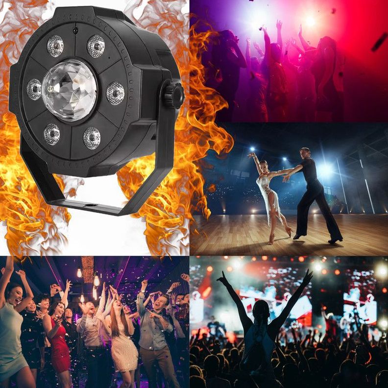 Luz Led Reflector RGBW Par LED Luz Disco Fiesta Rondon-7