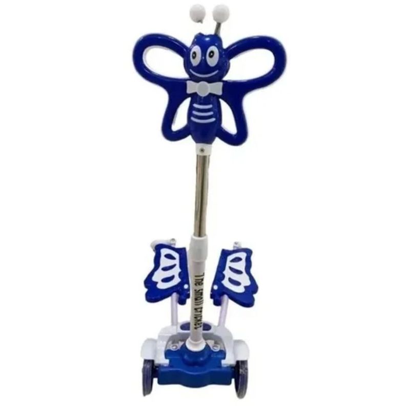 Monopatín Tijera Patineta Ruedas Musical Mariposa Rondon-1