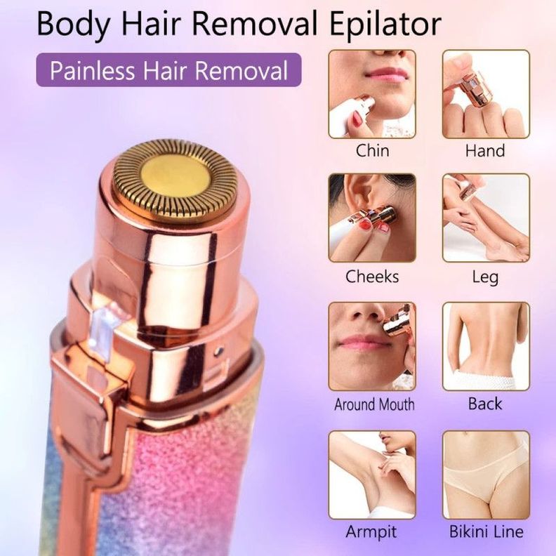 Lápiz Labial Facial Eléctrico 2 En 1 Mujer USB Rondon-9