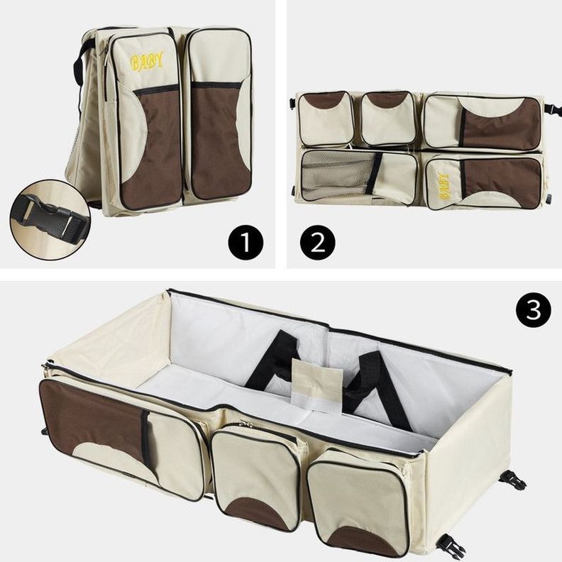 Bolso Maternal Bebe Capacidad Recien Nacido Practico Rondon-3
