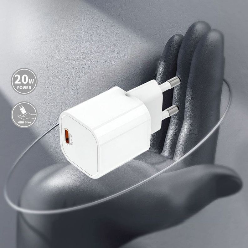 Cargador Adaptador Tipo C Universal 20W Carga Rapida Lau-6
