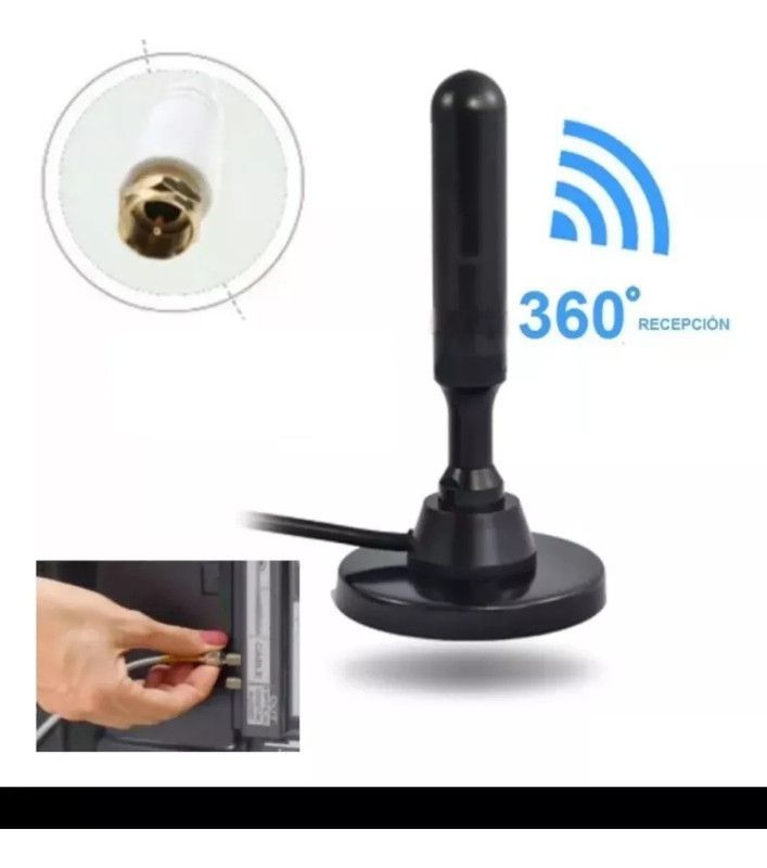 Antena HD Televisión Digital Antena Amplificada Interna Jer-4
