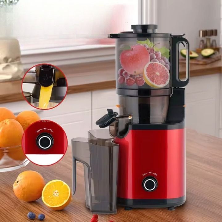 Extractor Zumos Verduras Licuadora Prensado Frío Tolva Jhn-7
