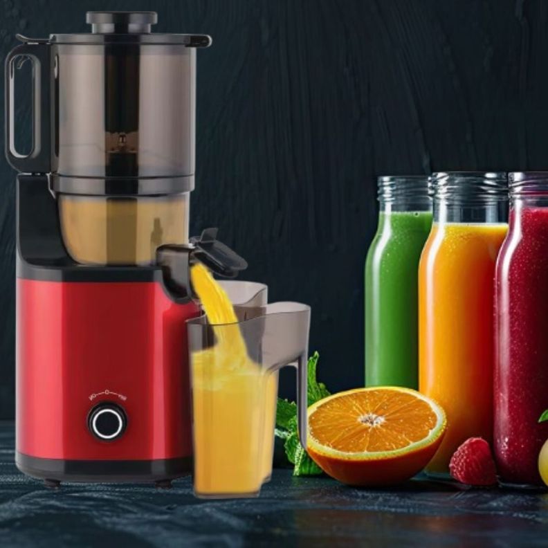 Extractor Zumos Verduras Licuadora Prensado Frío Tolva Jhn-9