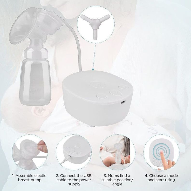 Extractor Leche 9 Modos Biberon Portatil Mama Bebe Lau-3