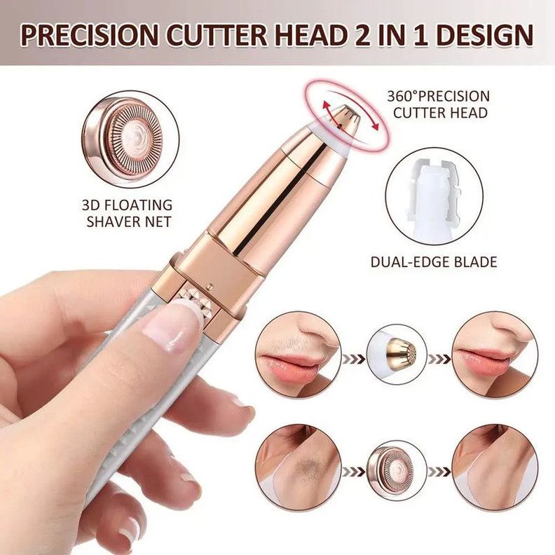 Depiladora Facial Removedor Cejas 2 en 1 Recargable Lau-1