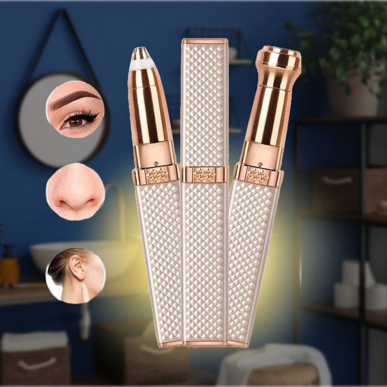 Depiladora Facial Removedor Cejas 2 en 1 Recargable Lau-7