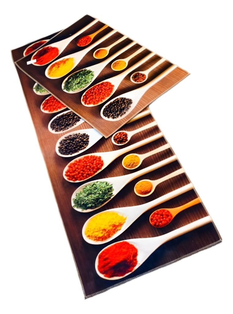 Alfombra Cocina 2 Piezas Decorativa Antideslizante Jhn-0