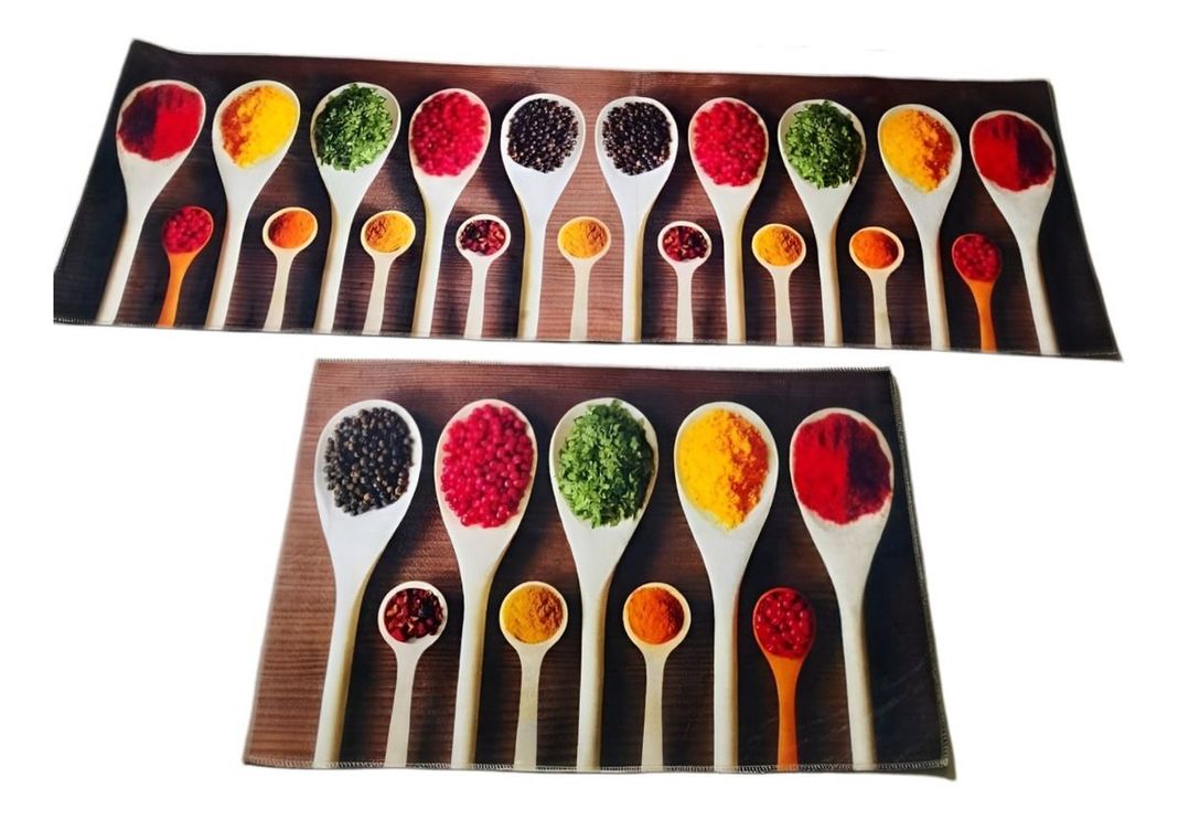 Alfombra Cocina 2 Piezas Decorativa Antideslizante Jhn-1