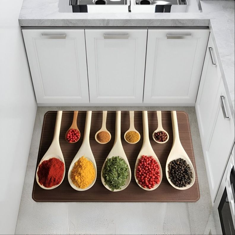 Alfombra Cocina 2 Piezas Decorativa Antideslizante Jhn-4