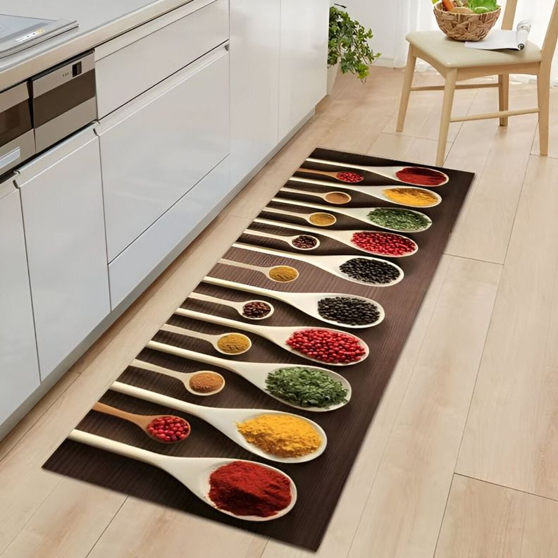 Alfombra Cocina 2 Piezas Decorativa Antideslizante Jhn-9