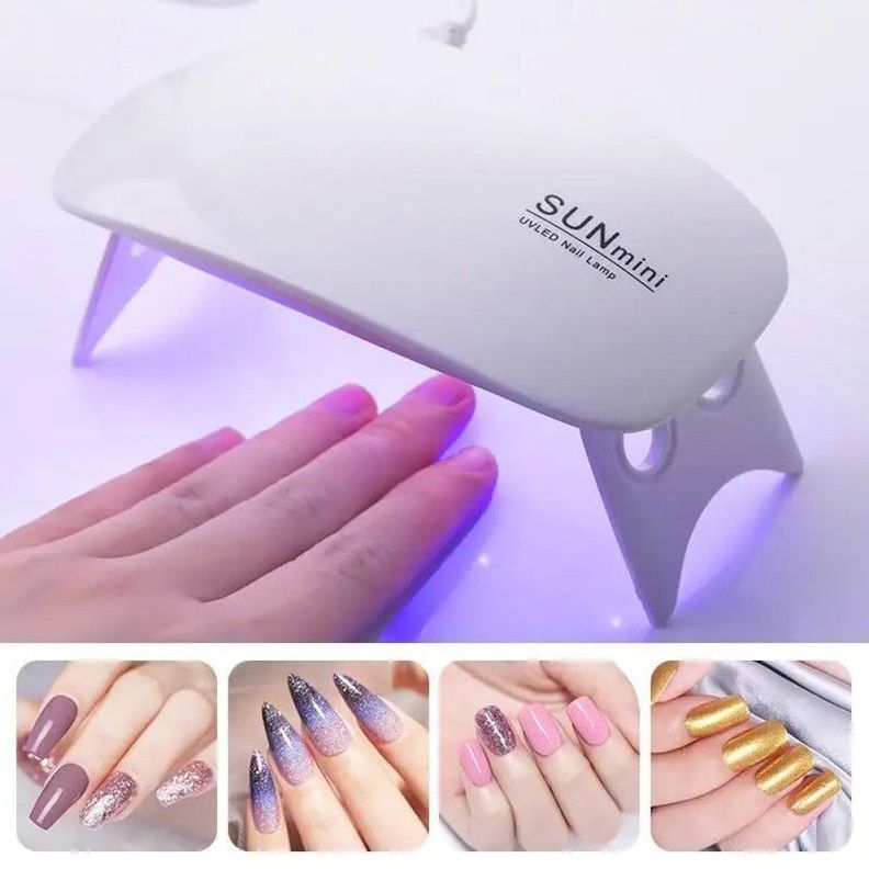 Mini Lampara Secador LED UV Uñas Gel Portatil USB Lau-2