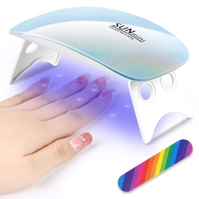 Mini Lampara Secador LED UV Uñas Gel Portatil USB Lau-3