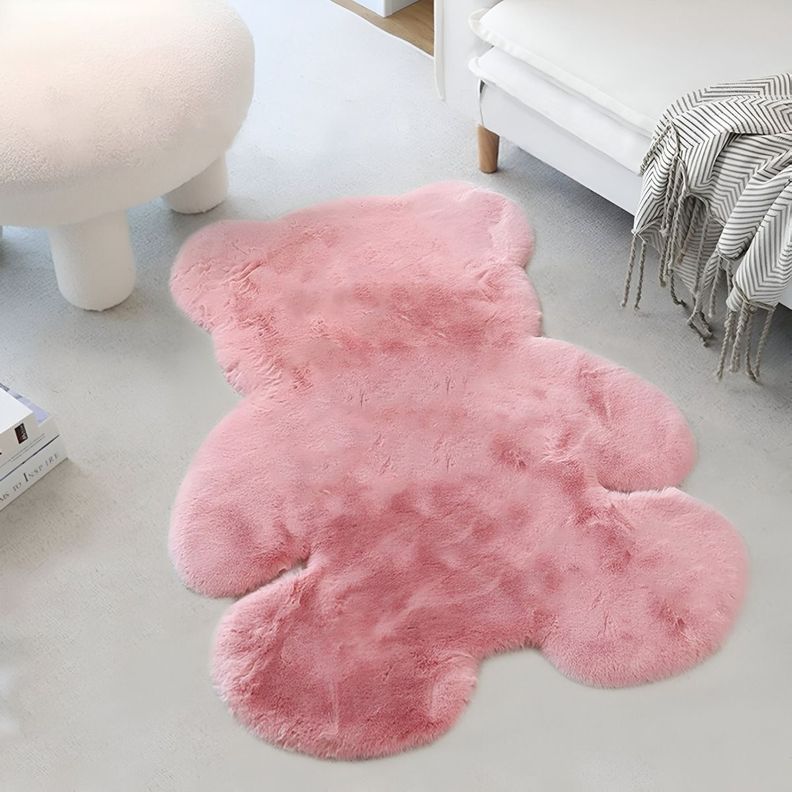 Alfombra Oso Rosa Suave Entrada Dormitorio Decoración Jhn-3