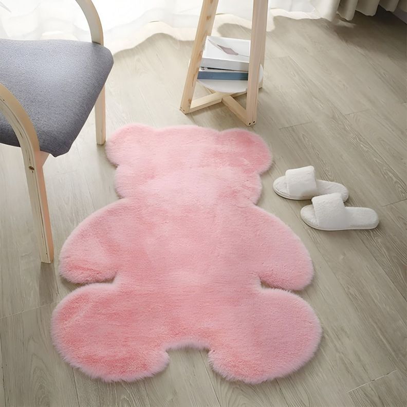 Alfombra Oso Rosa Suave Entrada Dormitorio Decoración Jhn-5