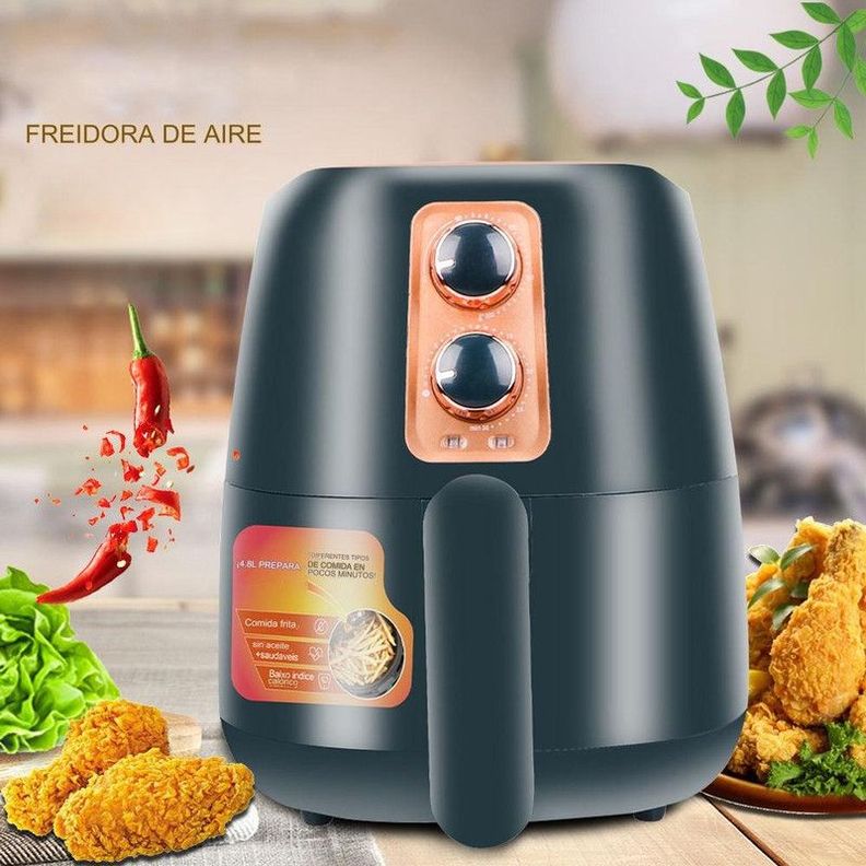 Freidora Aire 4,8L Control Manual Freir Antiadherente Lau-3