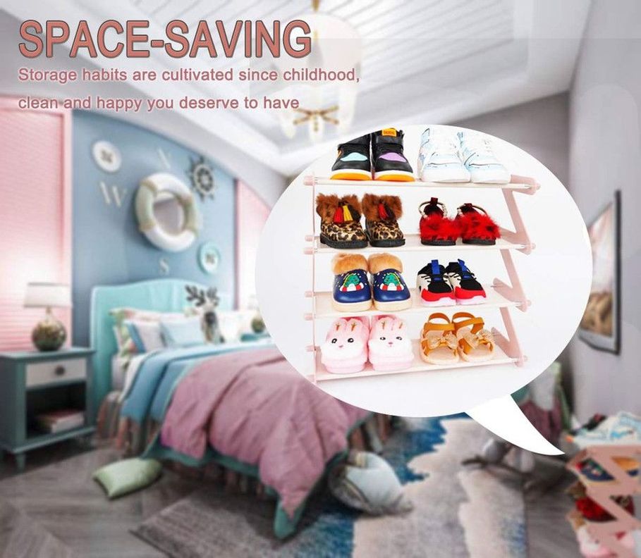 Organizador Zapatera Armario Pasillo Dormitorio 4Niveles Lau-2