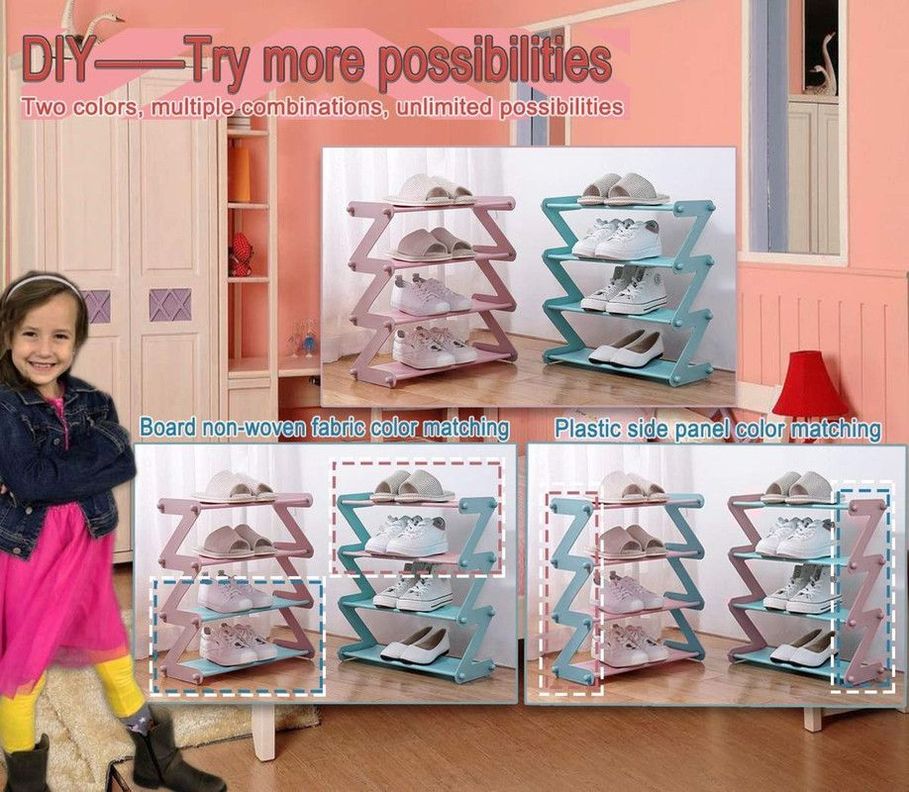 Organizador Zapatera Armario Pasillo Dormitorio 4Niveles Lau-3