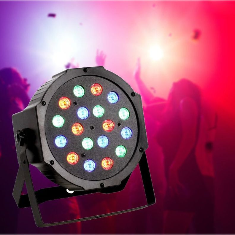 Luces RGB Remoto Iluminación Navidad Fiesta DJ Club Rondon-7