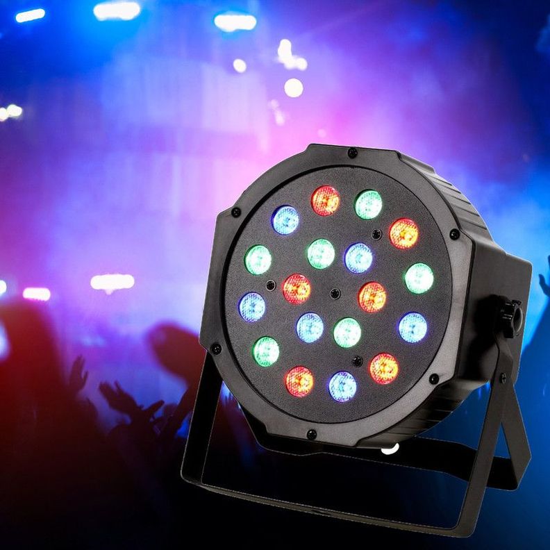 Luces RGB Remoto Iluminación Navidad Fiesta DJ Club Rondon-8