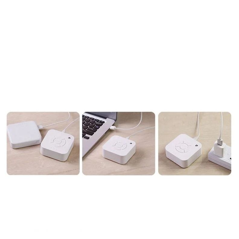 Máquina Monitor Bebe USB Ruido Dormir Portatil Relaja Rondon-8