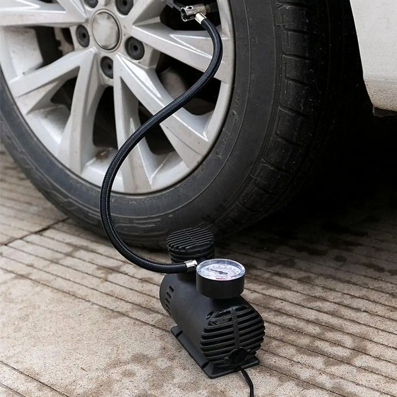 Compresor Aire Vehiculo Portátil Bomba Neumáticos Rondon-4