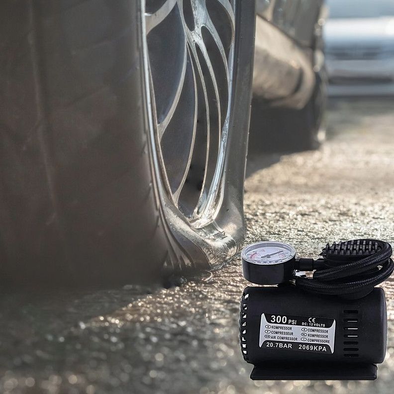 Compresor Aire Vehiculo Portátil Bomba Neumáticos Rondon-7