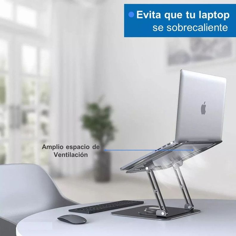 Soporte Base Notebook Ajustable Giratorio 360 Laptop  Jer-7
