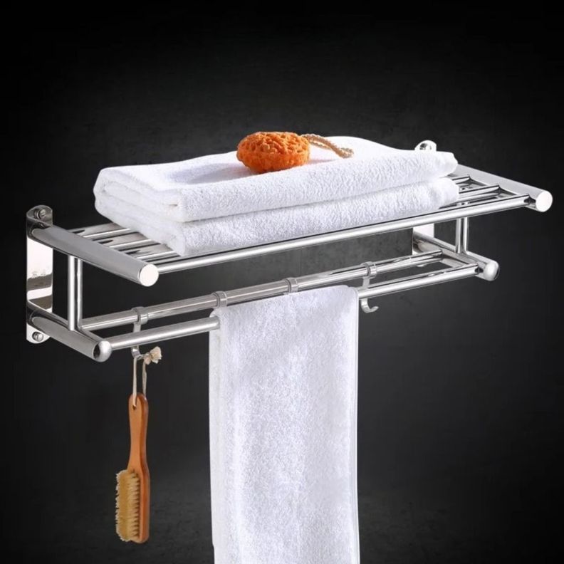 Estante Organizador Baño Multiuso Acero Inoxidable Hogar-5