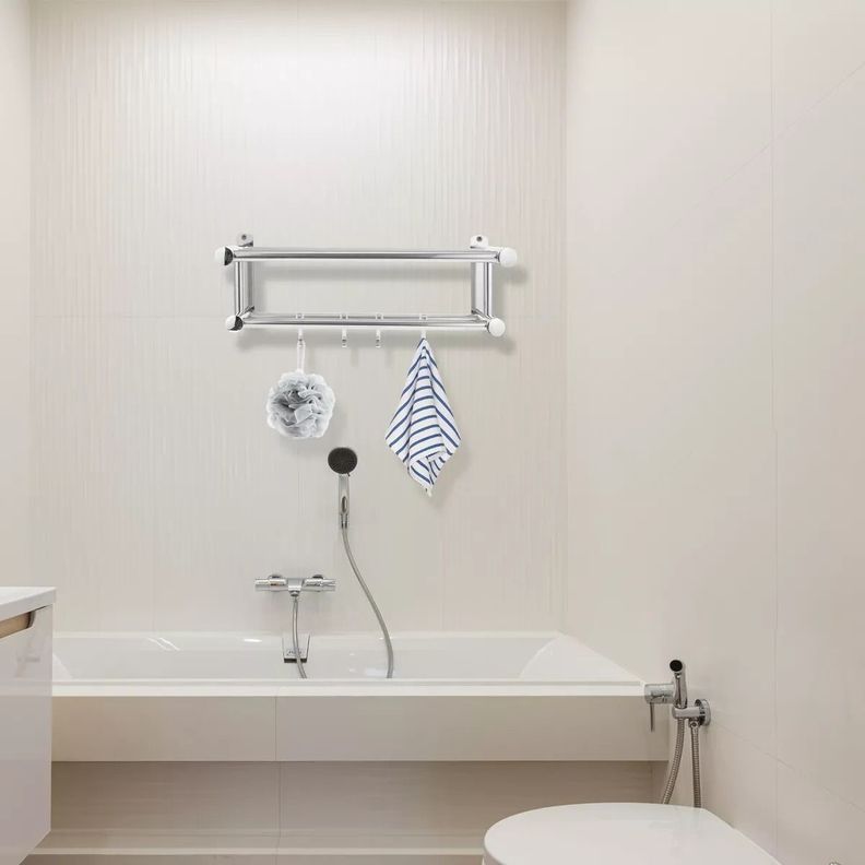 Estante Organizador Baño Multiuso Acero Inoxidable Hogar-7