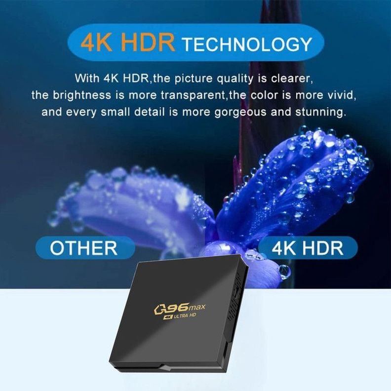 Sintonizador Android Pantalla TV Box 4K Ultra HD Lau-1