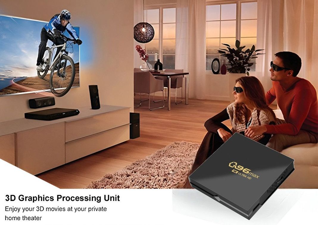 Sintonizador Android Pantalla TV Box 4K Ultra HD Lau-5