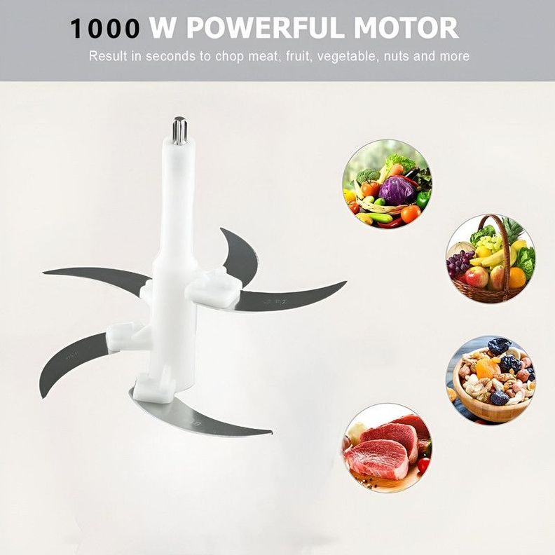 Procesador Alimentos 5L Picador Compacto Ligero Hogar Lau-3