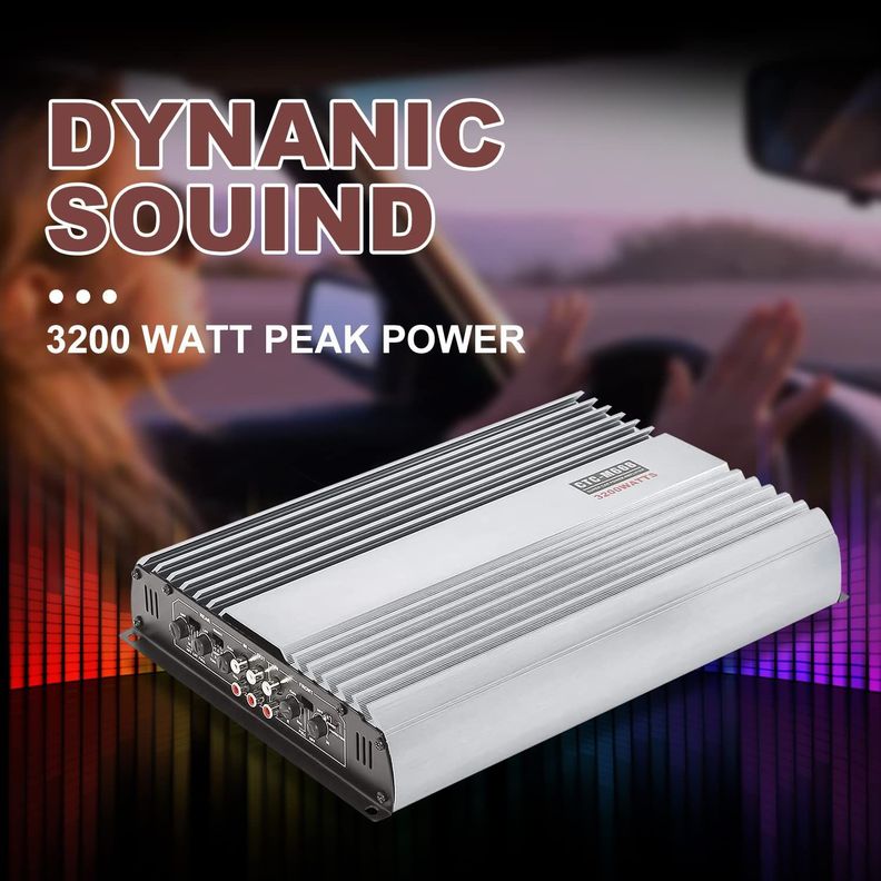Amplificador Audio Coche Amplificador Potencia Máxima Rondon-1
